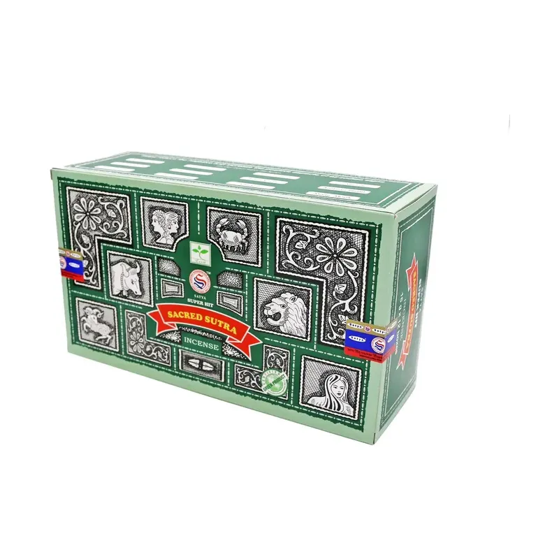 INCIENSO (SATYA) SUPER HIT SACRED SUTRA CAJA 12U