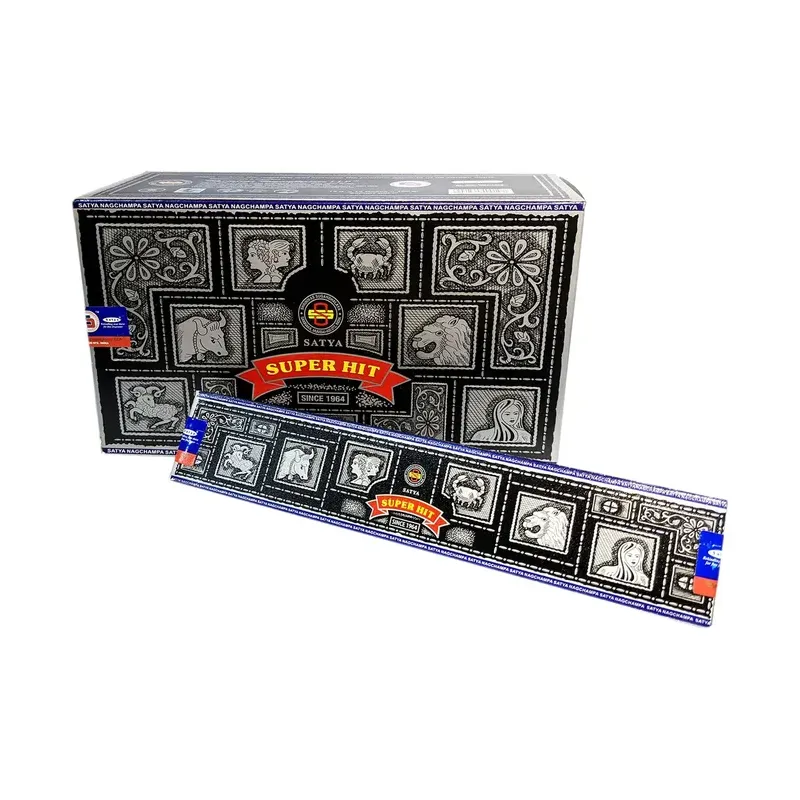 INCIENSO (SATYA) SUPER HIT TOBAK CAJA 12U