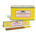INCIENSO (SIETE CHAKRAS) SATYA 15G CAJA 12U Caja 12 unidades. SOLO SE VENDE POR CAJA
