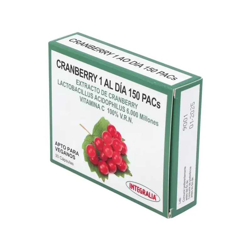 CRANBERRY UNA AL DIA 150 PAC´S 30 CAP