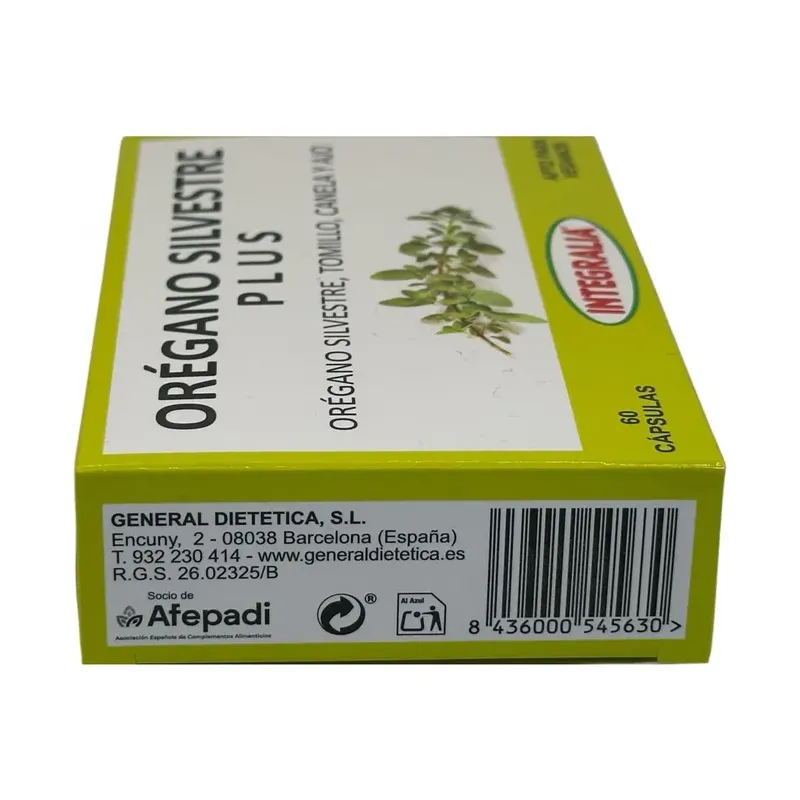 OREGANO SILVESTRE PLUS 60 CÁPSULAS