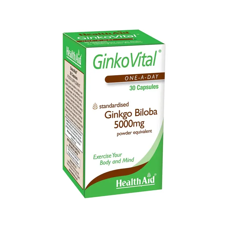 GINKGO (GINKGO BILOBA) 5.000 MG 30 CÁPS
