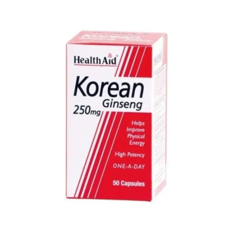 GINSENG COREANO (PANAX GINSENG) 250 MG 50 CÁPS