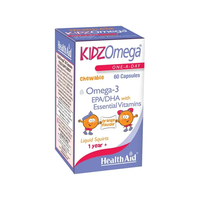 KIDZ OMEGA MASTICABLE 60 CAPS
