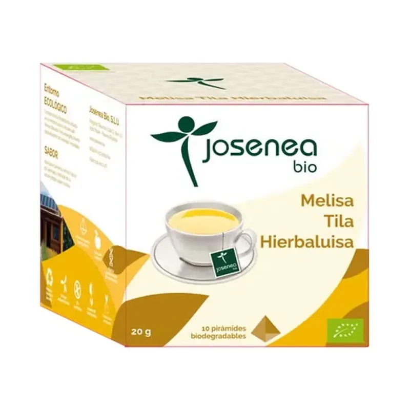 MELISA-TILA-HIERBALUISA BIO CAJA 10 PIRÁMIDES ENSO