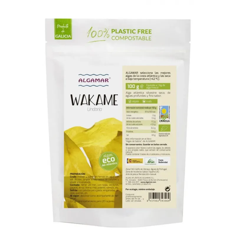Alga Wakame 100 g -  BIO