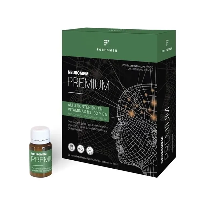 NEUROMEM PREMIUM 20 VIALES antes fosfomem premium