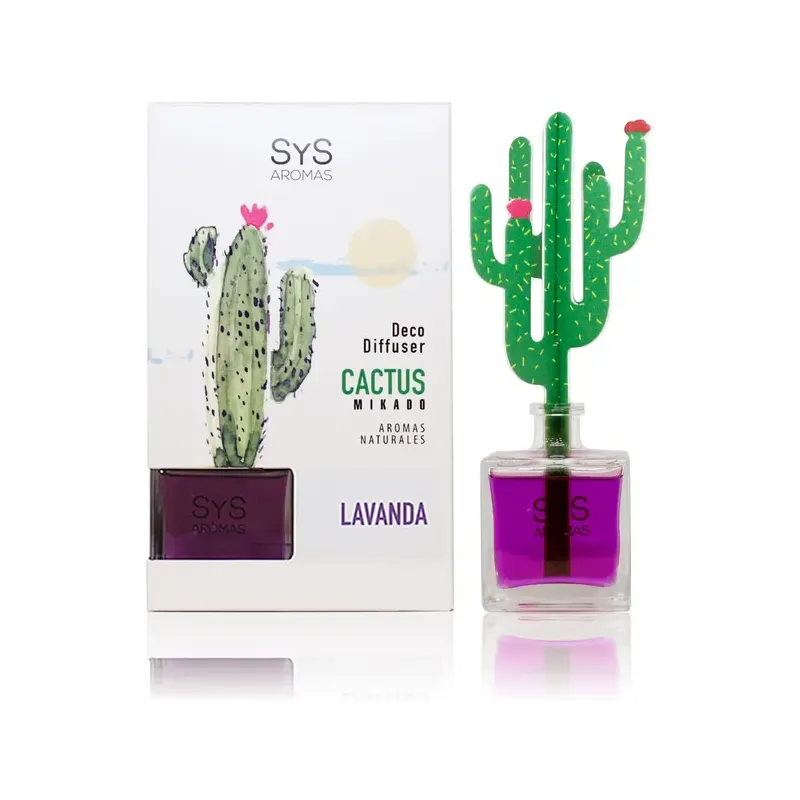 AMBIENT. DIFUSOR CACTUS SYS 90ml LAVANDA