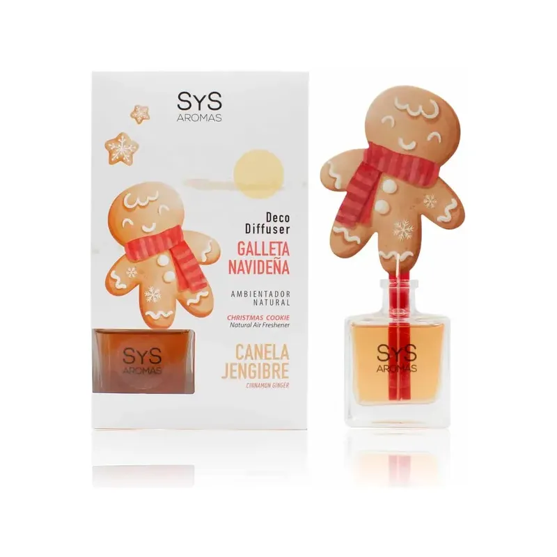 AMBIENT. DIFUSOR GALLETA NAVIDEÑA SYS 90ML CANELA