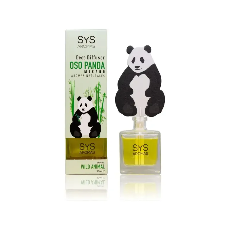 AMBIENT. DIFUSOR OSO PANDA SYS 90ml WILD ANIMAL