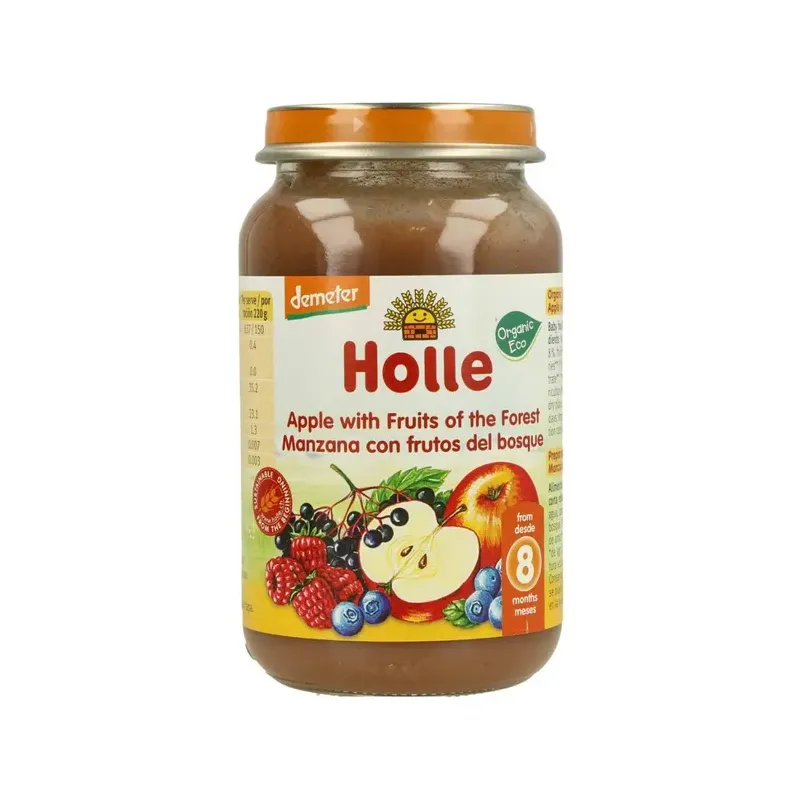 FRUTAS DEL BOSQUE Y MANZANA (+8 MESES) DEM 220G