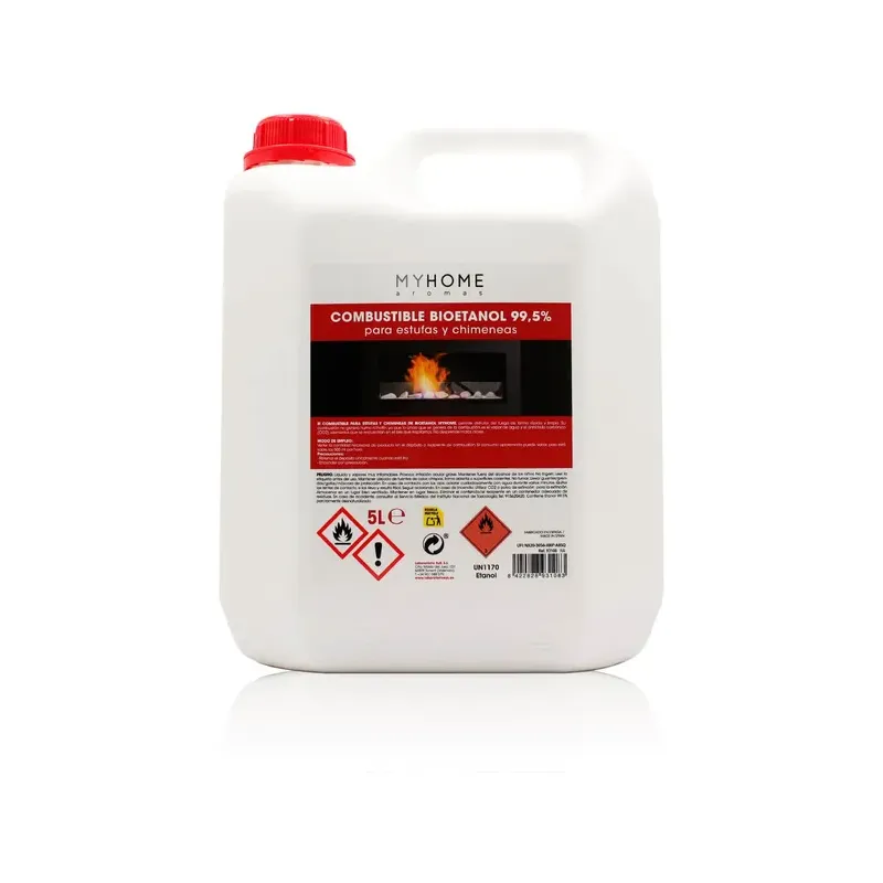 BIOETANOL 99,5% ORIGEN VEG. MYHOME 5 litros