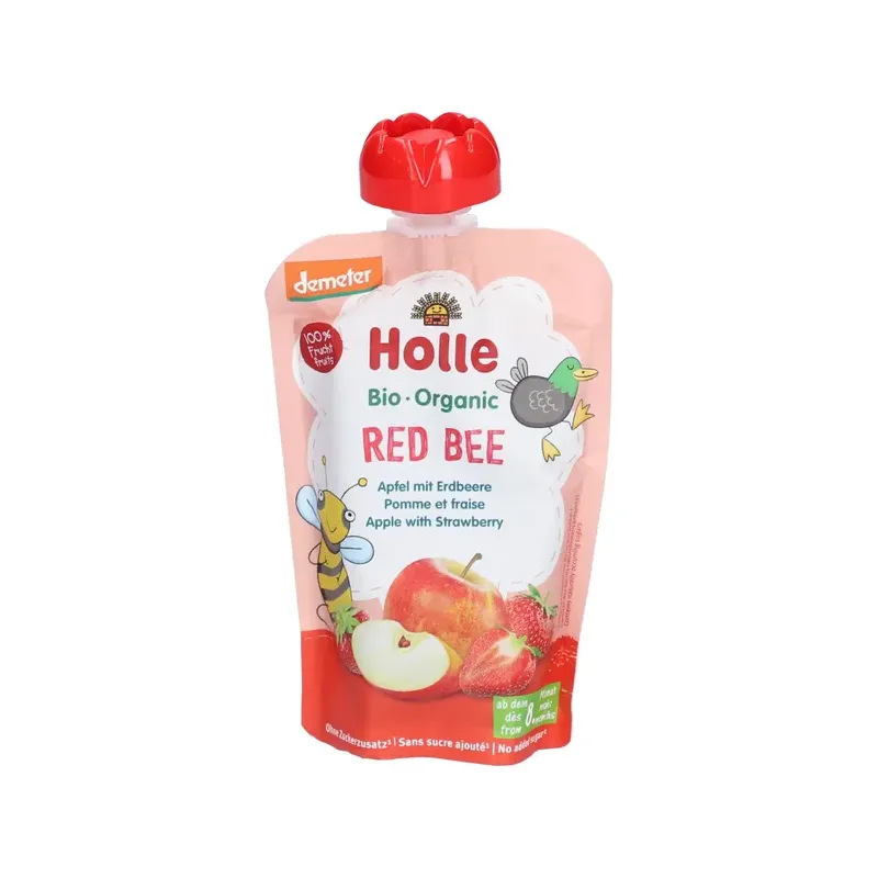 RED BEE  MANZANA Y FRESA (+8 MESES) DEM 100G