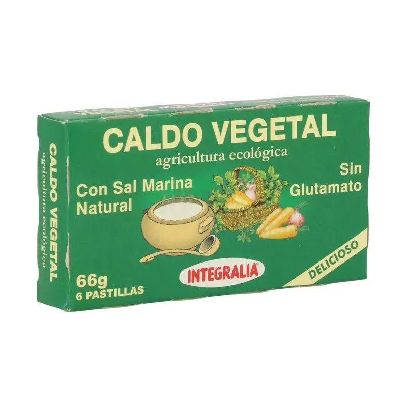 CALDO VEGETAL ECOLÓGICO CON SAL MAR MARINA 60G