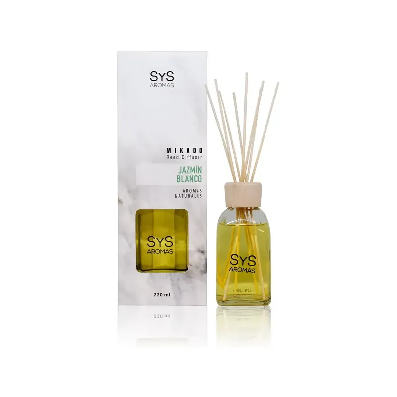 ESTUCHE AMB. MIKADO JAZMIN BLANCO 220ml