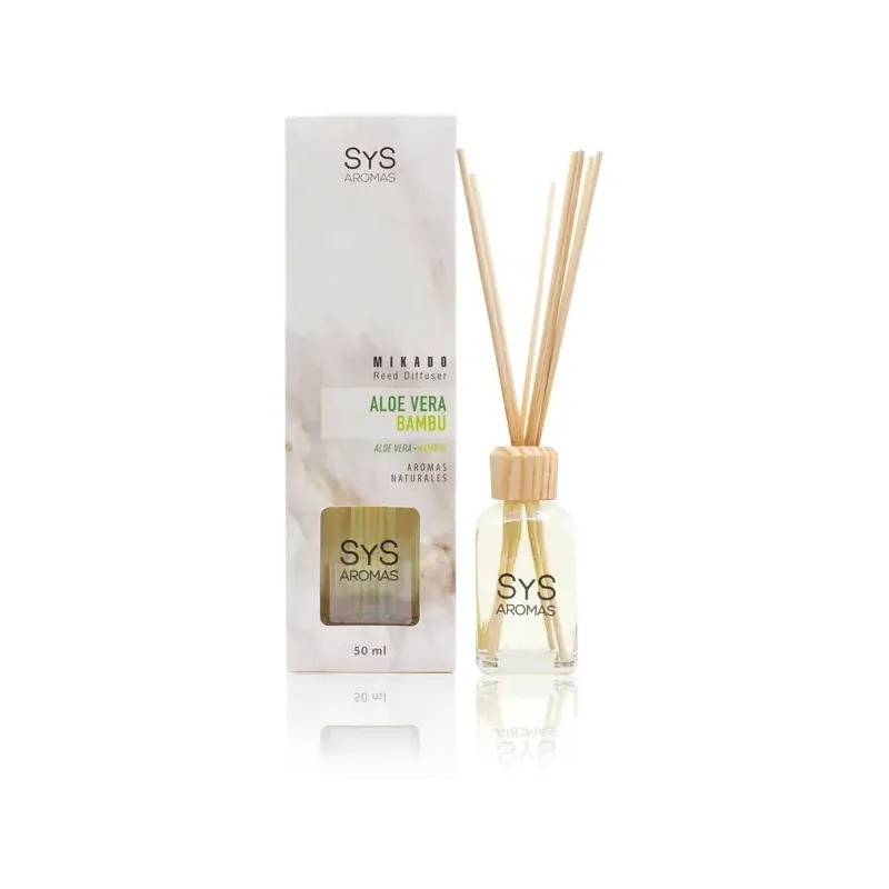 ESTUCHE AMB. MIKADO SYS 50ml ALOE VERA-BAMBU 50ml