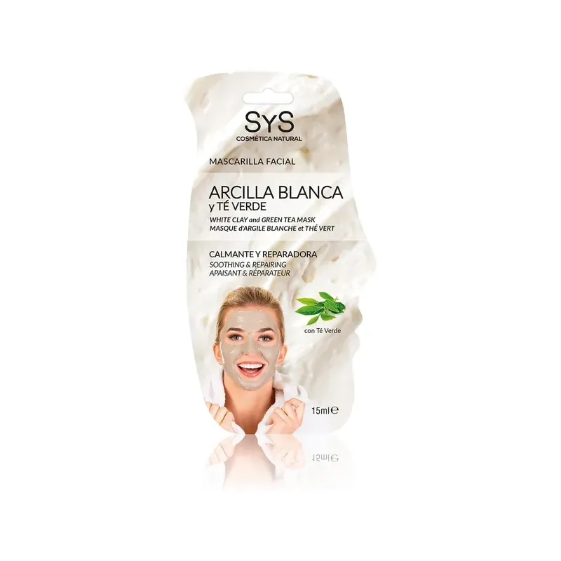 MASCARILLA FACIAL SYS TE VERDE Y ARCILLA 15ml HOMBRE