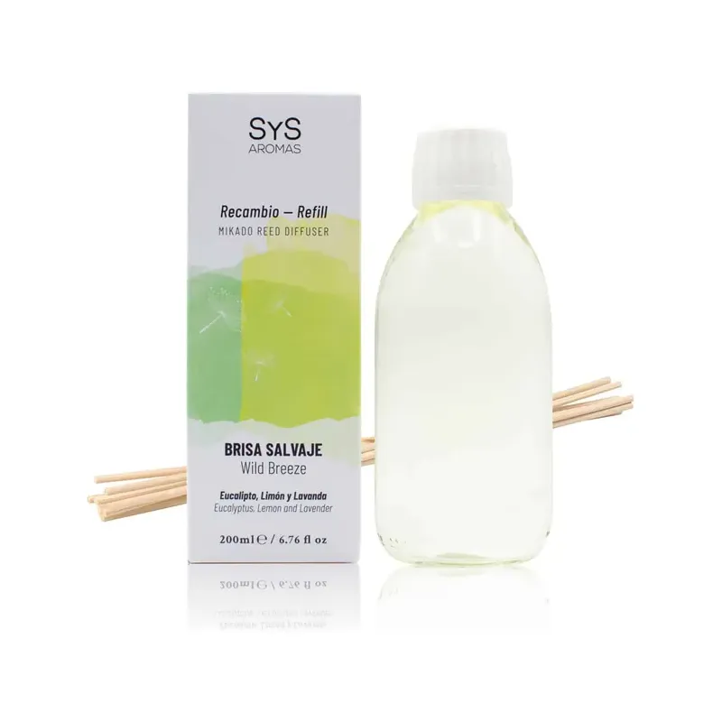 RECAMBIO MIKADO SYS 200ml+PALOS, ROPA LIMPIA