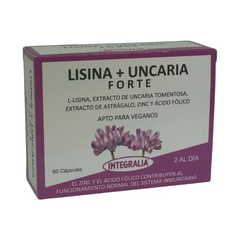 LISINA + UNCARIA FORTE 60 CÁPSULAS