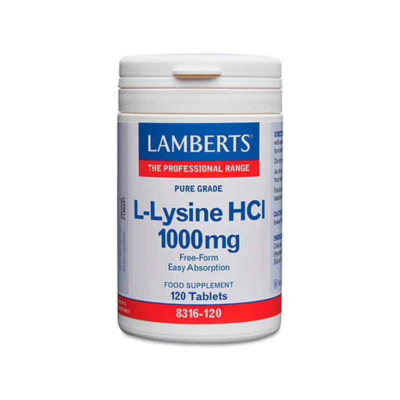 L-LISINA HCI  1000MG - 120 TABS. AMINOACIDOS