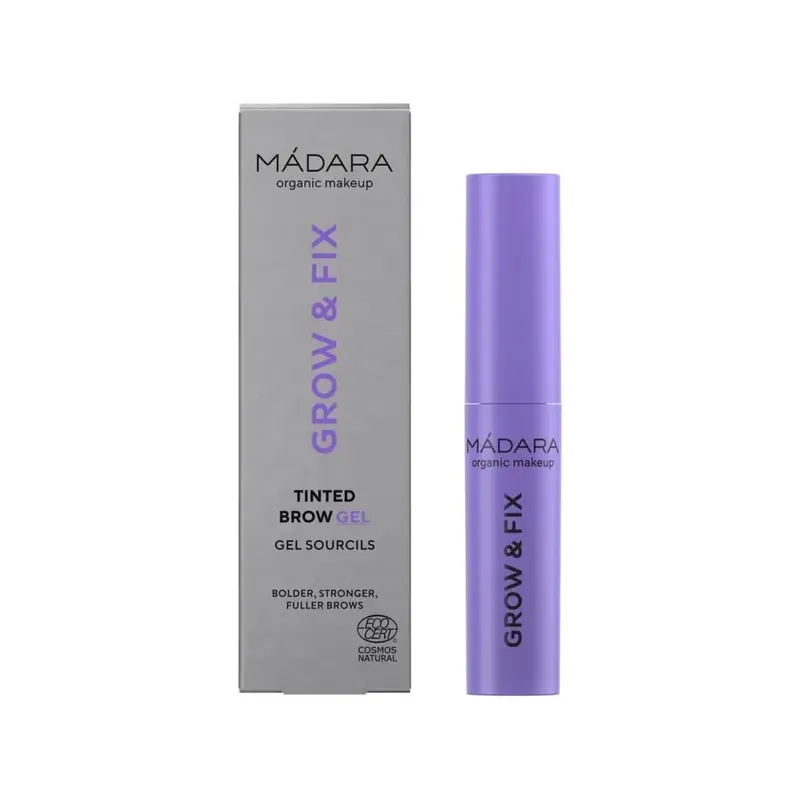 GROW & FIX GEL DE CEJAS TINTADO, #2 SMOKY BLONDE,