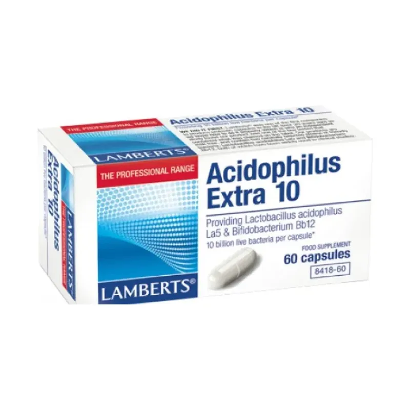 ACIDOPHILUS EXTRA 10 60 CAPS. AYUDAS DIGESTIVAS