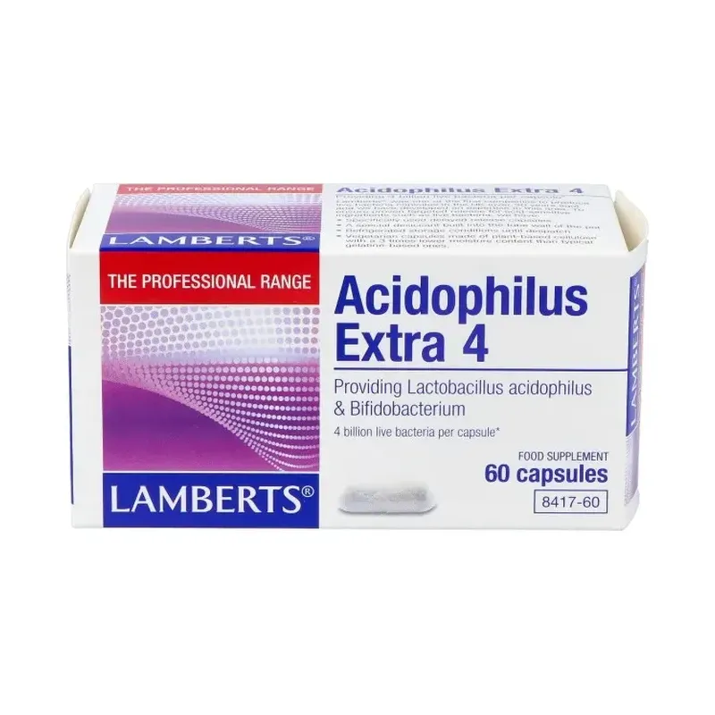 ACIDOPHILUS EXTRA 4 60 CAPS. AYUDAS DIGESTIVAS