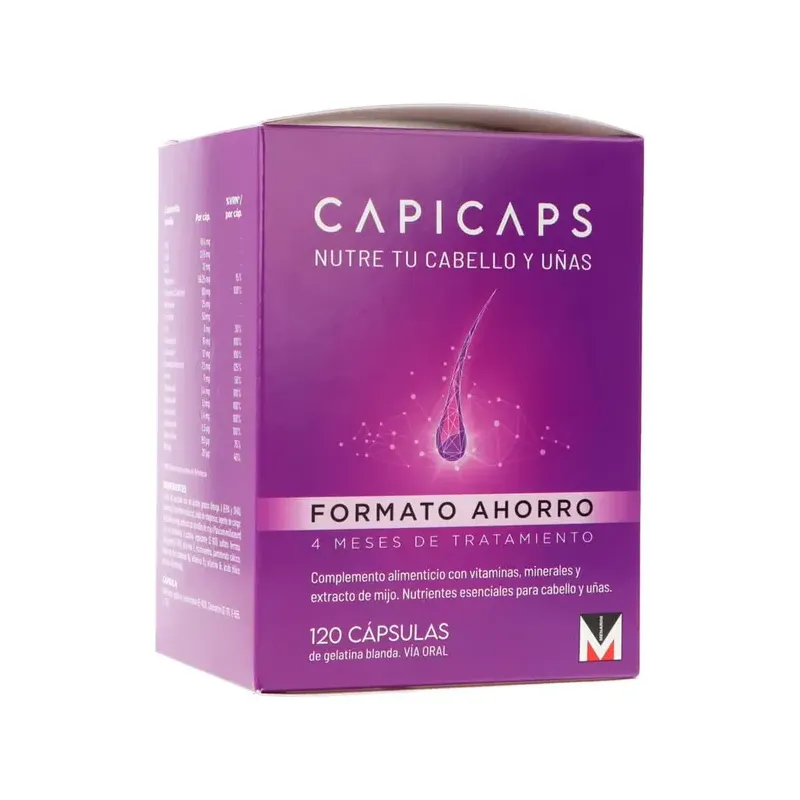 CABELLO Y UÑAS 120 CAPS.