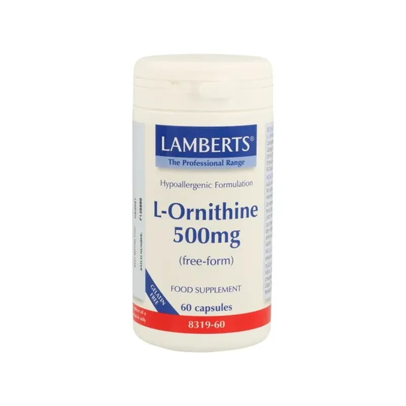 L-ORNITINA 500MG 60 CAPS. AMINOACIDOS