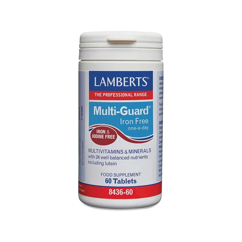 MULTI-GUARD® IRON FREE (SIN HIERRO 60 TABS. - FORMULAS MULTIPLES