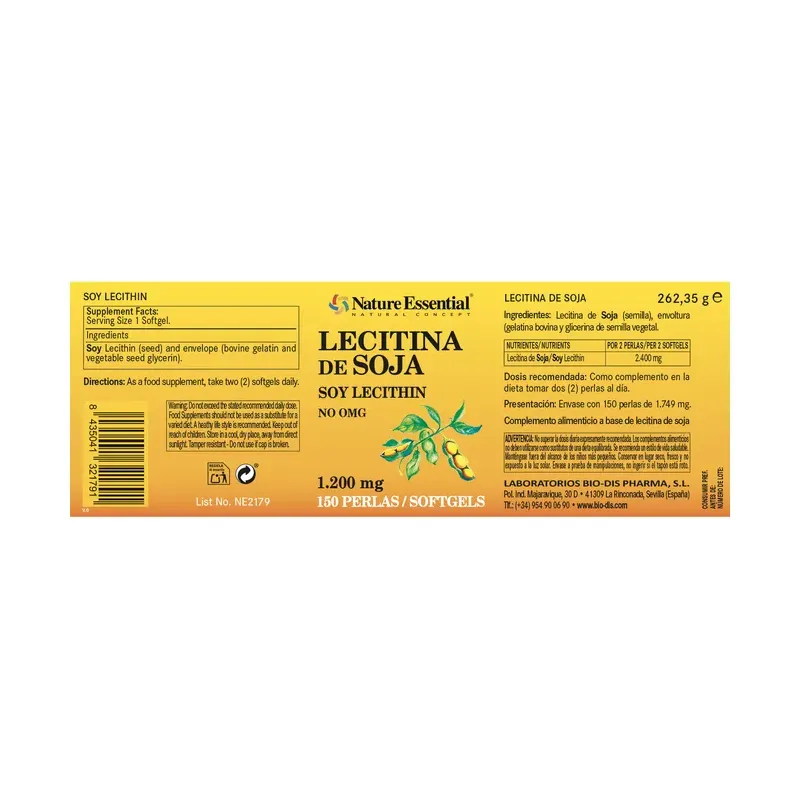 LECITINA 150 PERLAS 1200MG