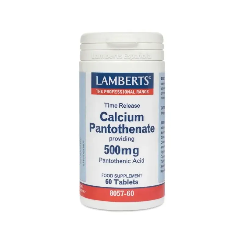 PANTOTENATO DE CALCIO 500MG LS 60 TABS. VITAMINAS