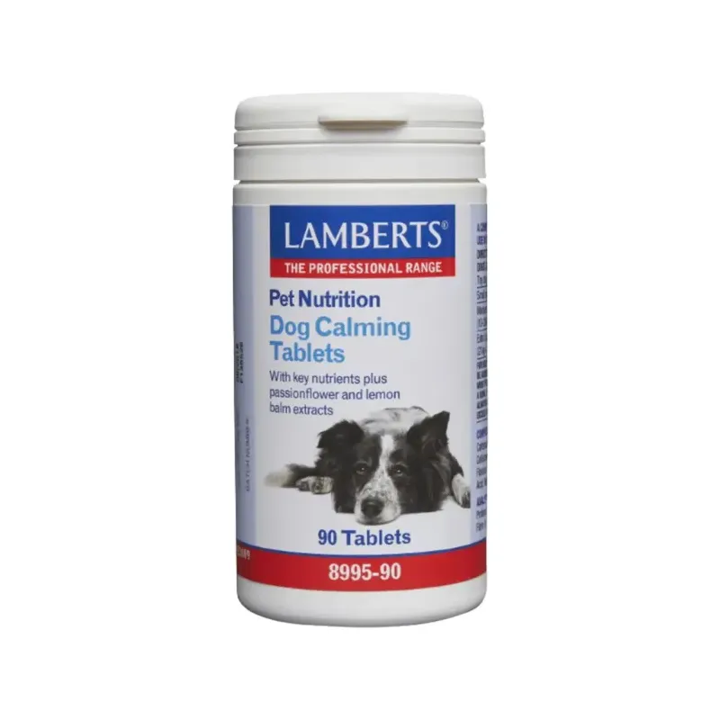 PET NUTRITION- DOG CALMING TABLETS - 90 TABS. PET NUTRITION