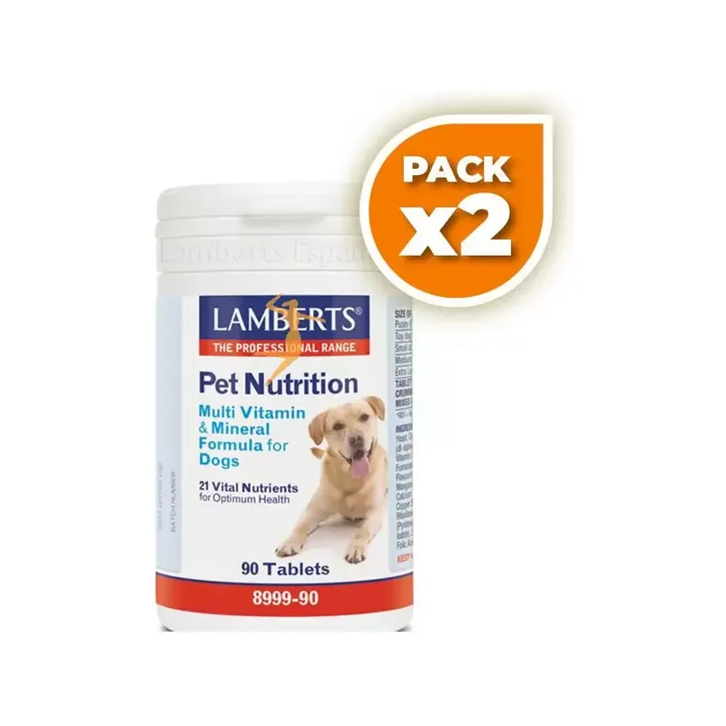 PET NUTRITION Y MINERALES - PERROS 90 TABS. PET NUTRITION - VITAMINAS
