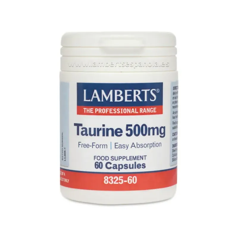 TAURINA 500MG 60CAP