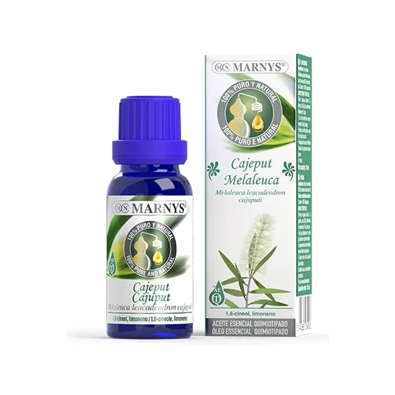 ACEITE ESENCIAL ALIMENTARIO CAJEPUT Estuche con botella - 15 ML
