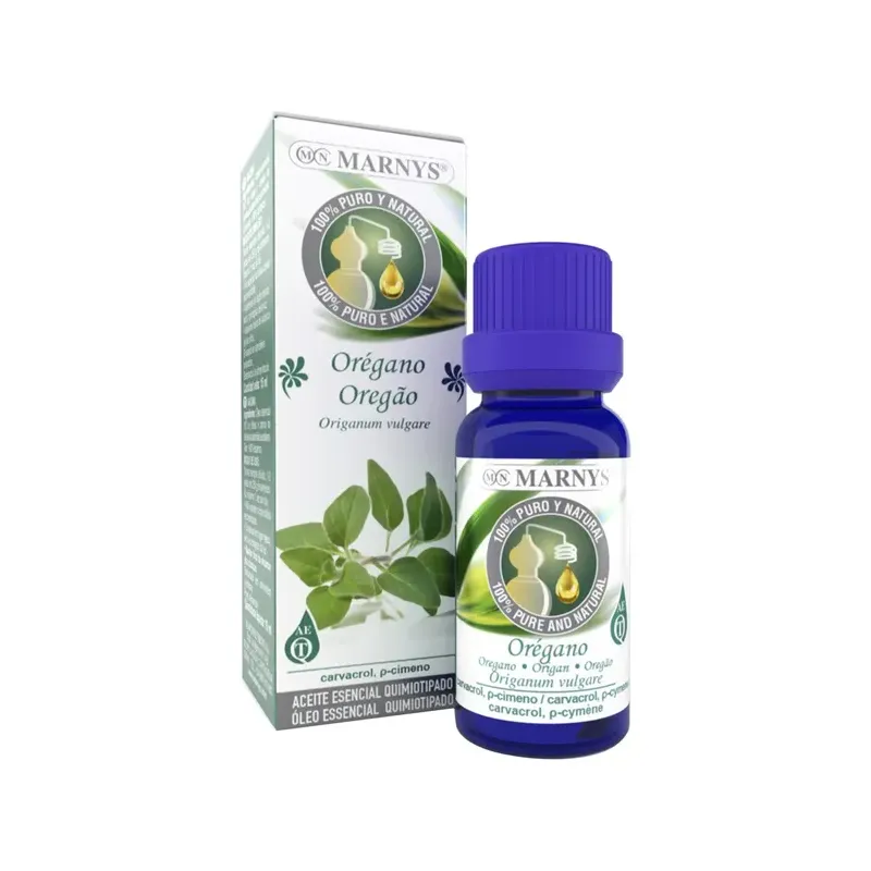 ACEITE ESENCIAL ALIMENTARIO OREGANO Estuche con botella - 15 ML