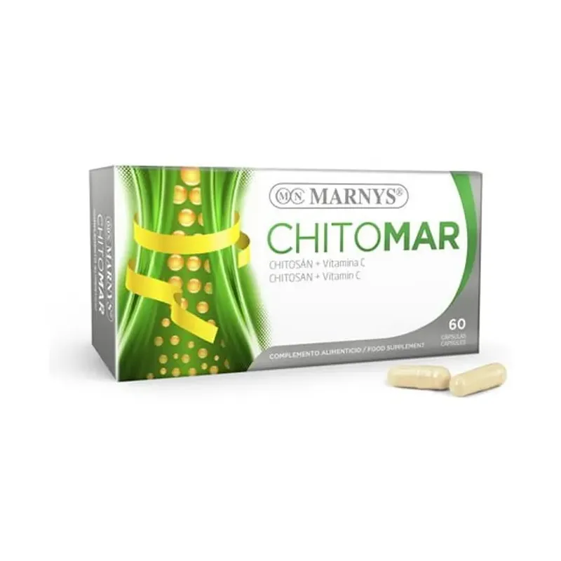 CHITOMAR Chitosán+Vitamina C  60 Cápsulas  X 280 MG