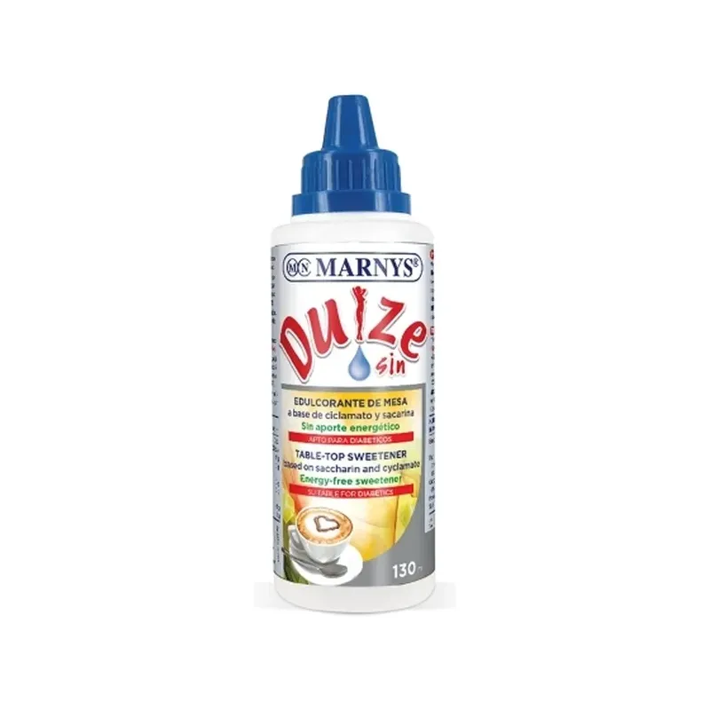 DULZE SIN  - EDULCORANTE ACALORICO Botella - 130 ML 12 x espositor