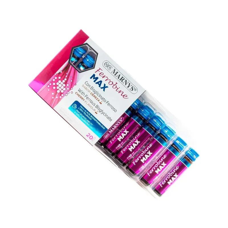 FERROBINE MAX (Bisglicinato + Zinc + vit B) 20 VILALES X10ML