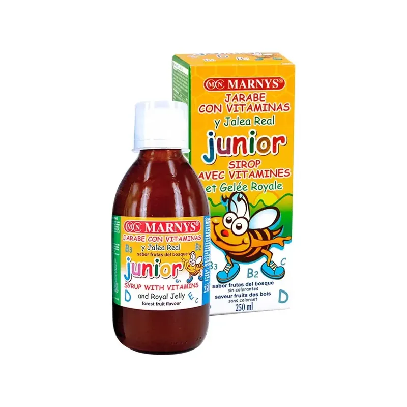 JUNIOR JARABE MULTIVITAMINICO + JALEA REAL Botella 250 ML