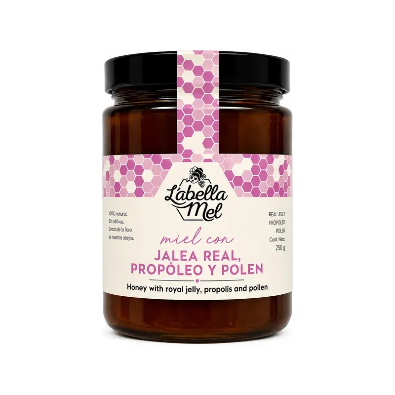 MIEL CON POLEN, PROPOLEO Y JALEA REAL 500G