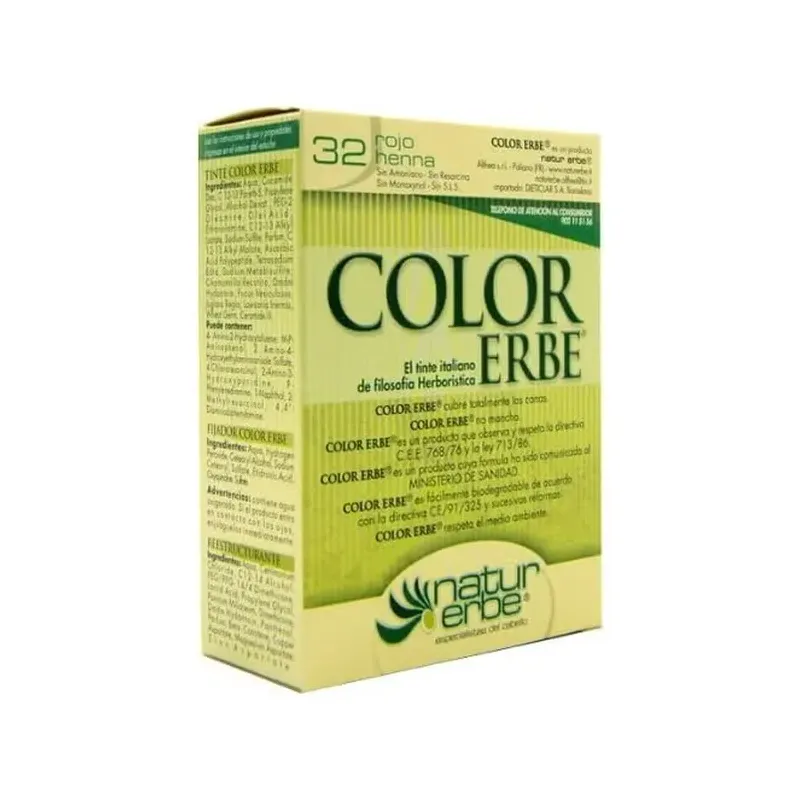 TINTE Nº 32-ROJO HENNA 135 ML.