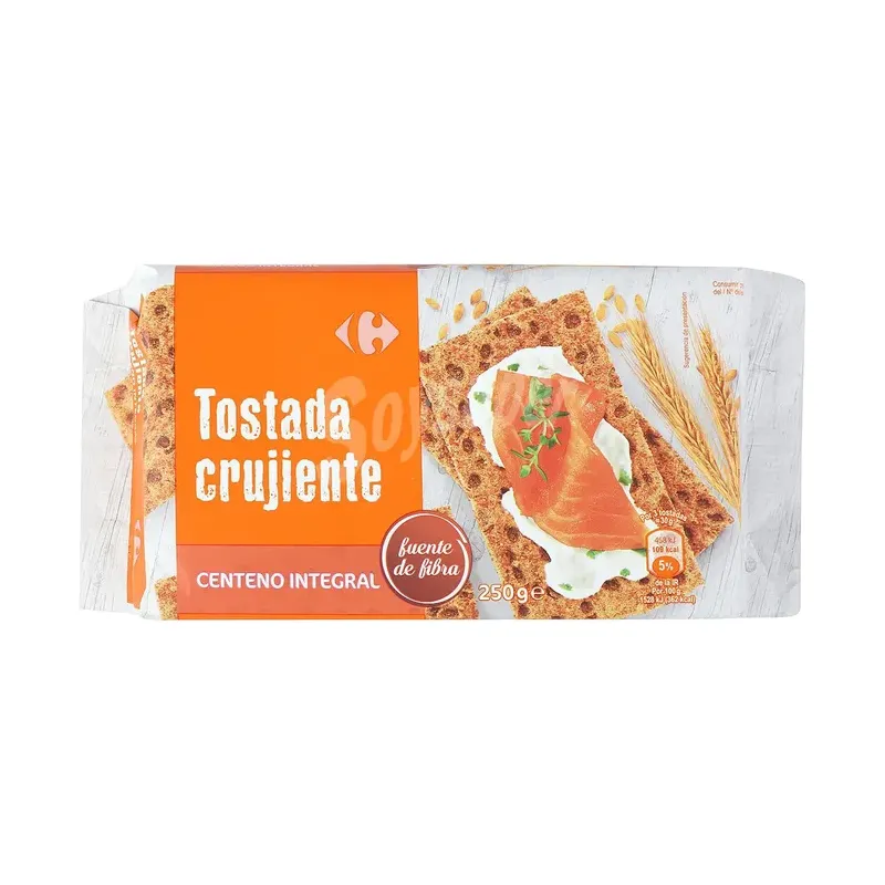 PAN CRUJIENTE DE CENTENO DEM 250G
