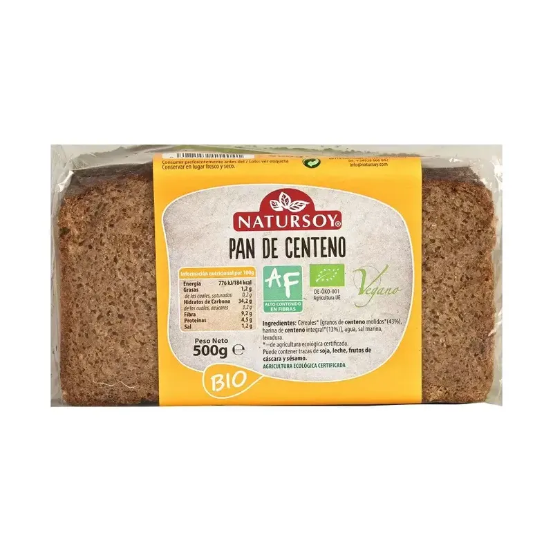 PAN CENTENO ECO 500 GR.
