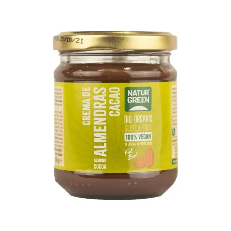 CREMA DE ALMENDRAS CACAO 200 G Tarro 200 g