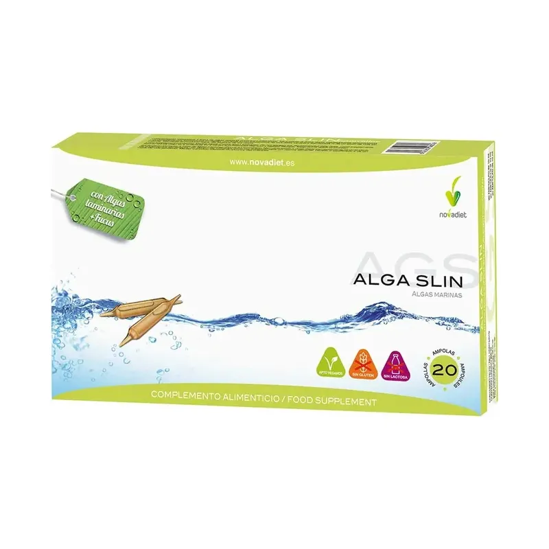 ALGA SLIN Envase de 20 ampollas de 10 ml.