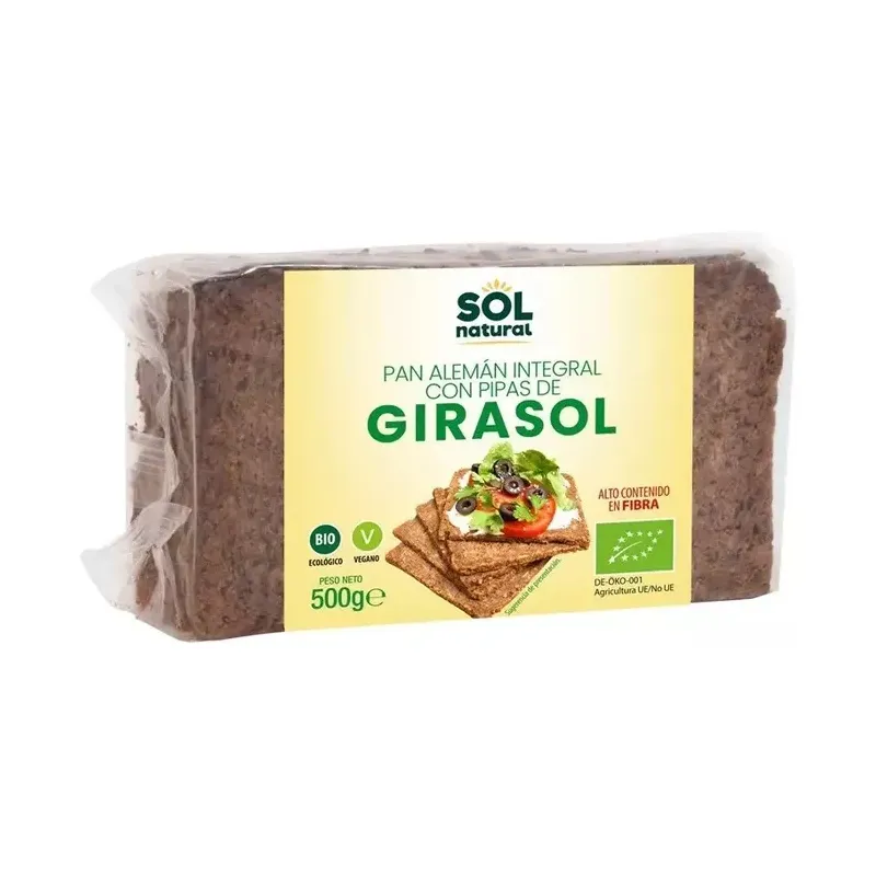 PAN CENTENO Y GIRASOL ECO 500 GR.