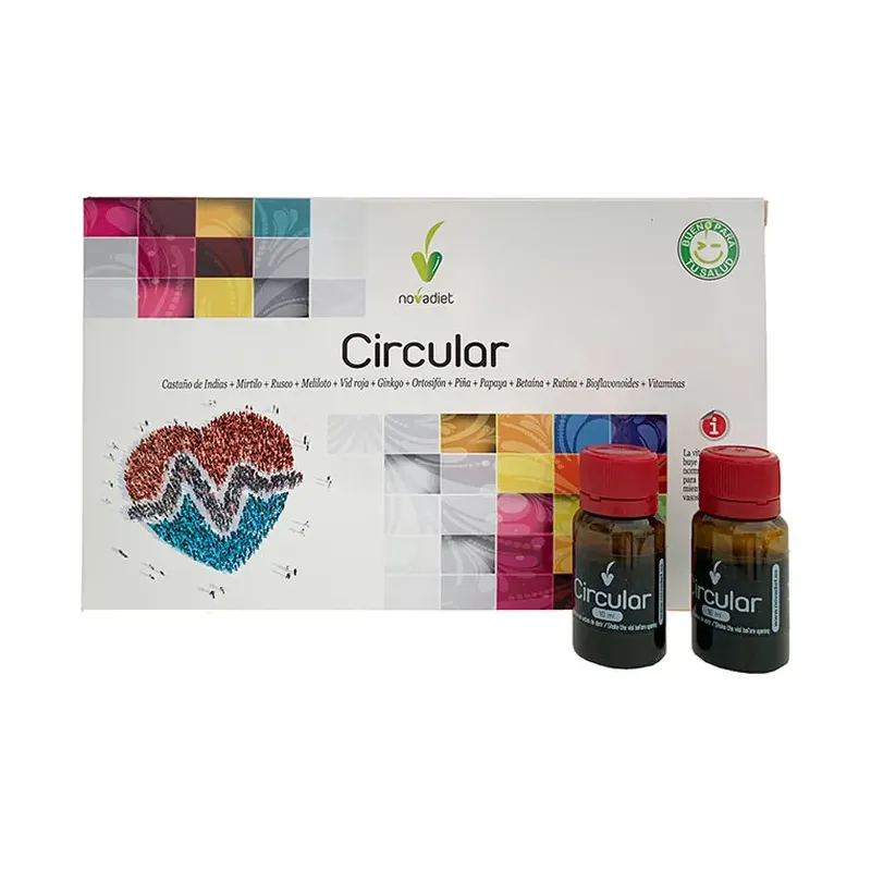 CIRCULAR Envase de 20 viales de 10 ml.