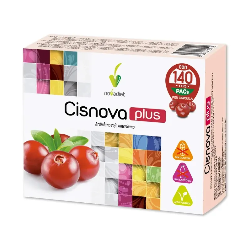 CISNOVA PLUS Envase de 60 cápsulas vegetales.